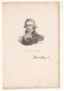 Portret van Marie-Jean Hérault de Séchelles