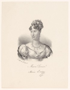Portret van Marie Louise van Oostenrijk
