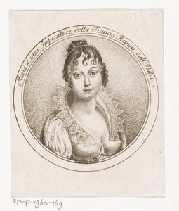 Portret van Marie Louise van Oostenrijk