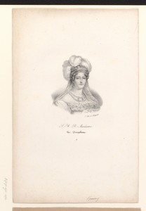Portret van Marie Thérèse Charlotte van Frankrijk