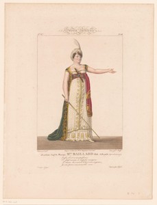 Portret van Marie-Thérèse Davoux in de rol van Armide