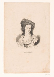 Portret van Marie-Thérèse Louise de Savoye