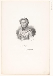 Portret van Marie-Thérèse Rodet Geoffrin