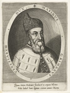 Portret van Marino Grimani, doge van Venetië