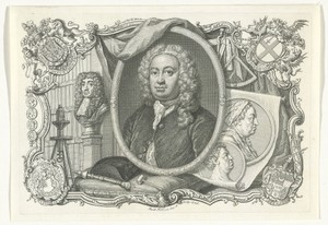 Portret van Martin Folkes