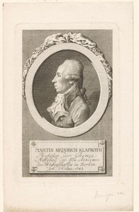 Portret van Martin Heinrich Klaproth