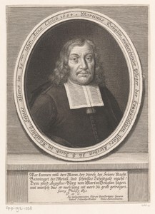 Portret van Martin Heuglin op 65-jarige leeftijd