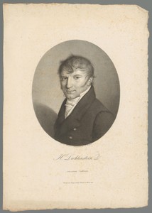 Portret van Martin Hinrich Lichtenstein