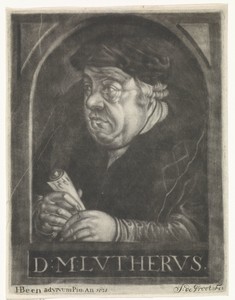 Portret van Martin Luther