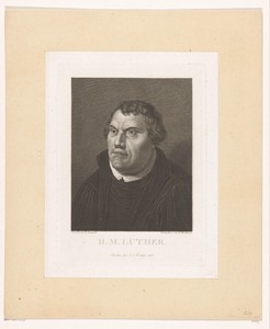 Portret van Martin Luther