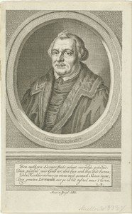 Portret van Martin Luther