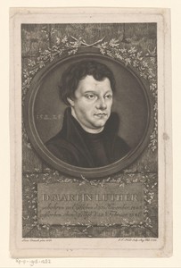 Portret van Martin Luther
