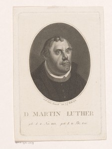 Portret van Martin Luther