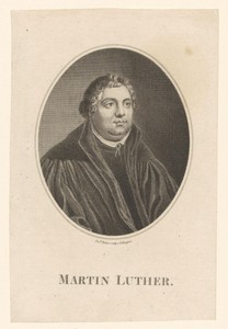 Portret van Martin Luther