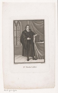Portret van Martin Luther
