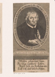 Portret van Martin Luther