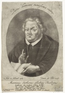 Portret van Martin Luther