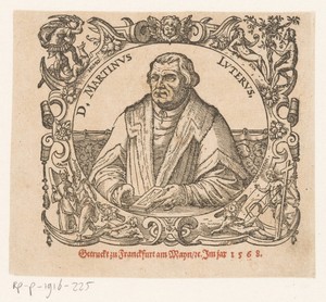 Portret van Martin Luther