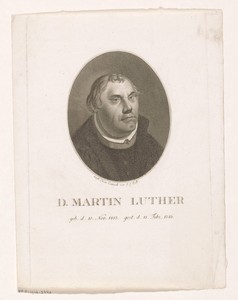 Portret van Martin Luther