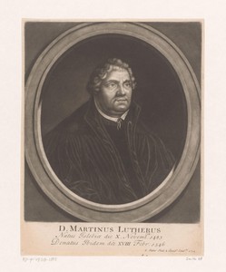Portret van Martin Luther