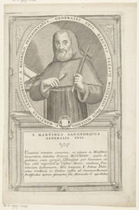 Portret van Martino Sangiorgio, 26ste Minister Generaal van de franciscaner orde