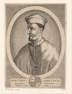 Portret van Martinus Ab Azpilcueta