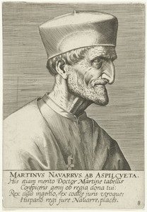 Portret van Martinus Ab Azpilcueta