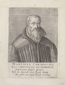 Portret van Martinus Chemnitz