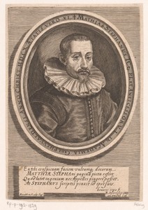 Portret van Mathias Stephani op 40-jarige leeftijd