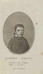 Portret van Mathieu Goffin