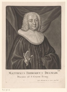 Portret van Matthäus Friedrich Degmair
