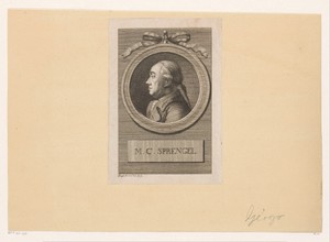 Portret van Matthias Christian Sprengel
