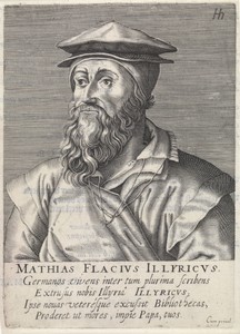 Portret van Matthias Flacius
