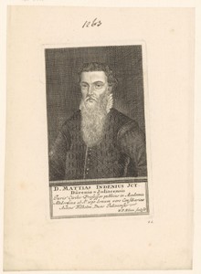 Portret van Matthias Indenius