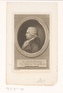 Portret van Matthias Saxtorph