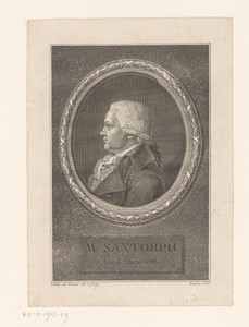 Portret van Matthias Saxtorph