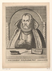 Portret van Matthias Wesenbeck