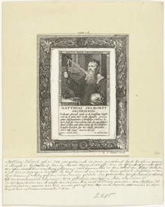 Portret van Matthias Zelhorst