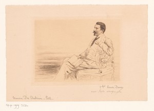 Portret van Maurice Des Ombiaux