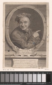 Portret van Maurice-Quentin de la Tour
