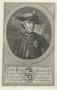 Portret van Maurits van Anhalt-Dessau
