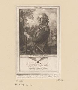Portret van Maurits van Saksen