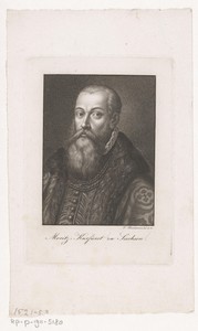 Portret van Maurits van Saksen