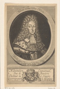 Portret van Maximiliaan Emmanuel, hertog van Beieren