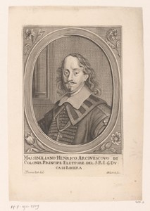 Portret van Maximiliaan Hendrik van Beieren