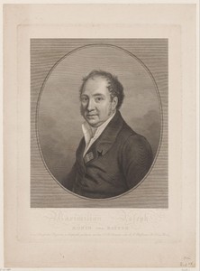 Portret van Maximiliaan I Jozef, koning van Beieren