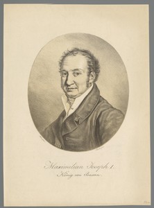 Portret van Maximiliaan I Jozef van Beieren