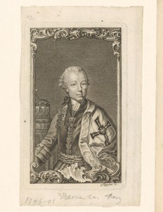 Portret van Maximilian Franz, aartsbisschop van Oostenrijk