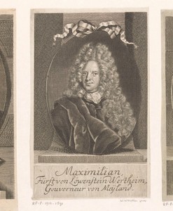 Portret van Maximilian, Fürst zu Löwenstein-Wertheim-Rochefort