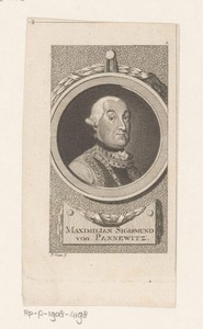 Portret van Maximilian Siegmund von Pannwitz